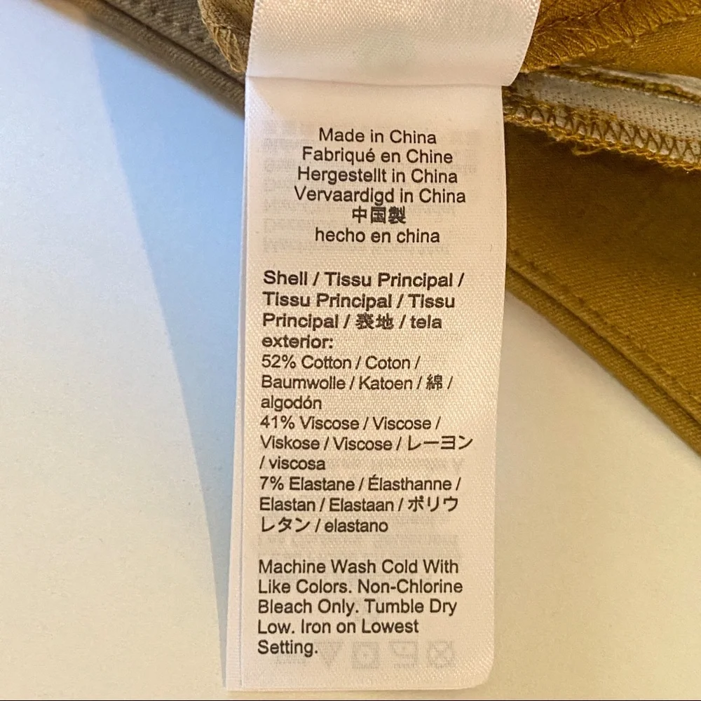 J Crew Remi Pant in Bi Stretch Cotton NWT Size 2